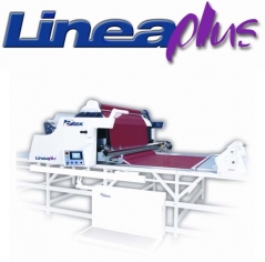 Carro de estender malha Autex LINEA PLUS 1.80mt, de alimentação por tapete, com cortadora automática, painel de control direito, pinça movel, plataforma de operário, com 10.80mt de mesa lisa