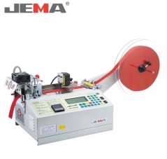 Maquina de cortar a quente ou frio Jema JM-120HLR, com sensor de laser para medir etiquetas